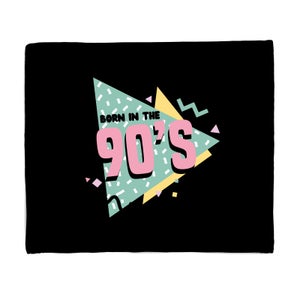 Born In The 90s Graphic Fleece Blanket