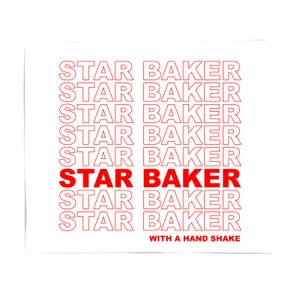 Star Baker With A Hand Shake Fleece Blanket