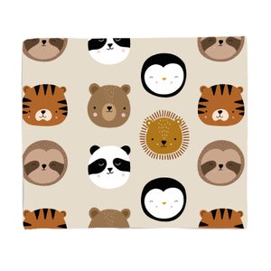 Animal Pattern Fleece Blanket