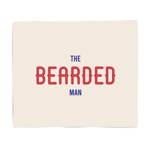 The Bearded Man Fleece Blanket