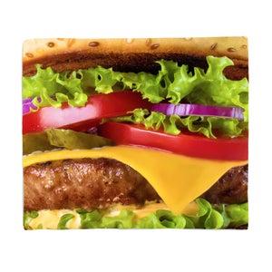 Burger Bed Throw