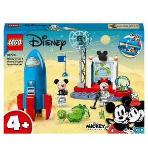 LEGO 10774 Mickey and Friends Cohete Espacial de Mickey Mouse y Minnie Mouse Nave Espacial de Juguete Para Niños +4 Años