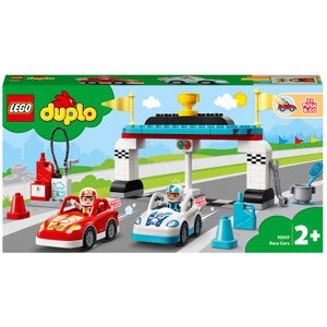 LEGO DUPLO Town: Race Cars Toy for Toddlers 2 Years Old (10947)