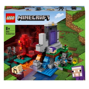 LEGO Minecraft: The Ruined Portal Building Set for Kids (21172)