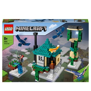 LEGO 21173 Minecraft La Torre al Cielo, Juguete de Construcción Para Niños +8 Años con Figuras y Casa de Árbol Configurable