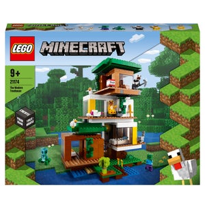 LEGO 21174 Minecraft La Casa del Árbol Moderna, Juguete de Construcción