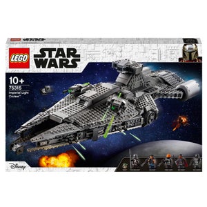 LEGO 75315 Star Wars Crucero Ligero Imperial, Juguete de Construcción con Figura de Baby Yoda y una Mini Figura Del Mandaloriano