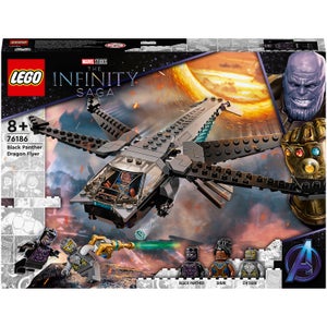 LEGO Marvel Black Panther Dragon Flyer Buildable Toy (76186)