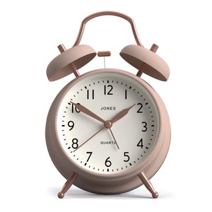 Jones Bell Alarm Clock - Blush & Copper