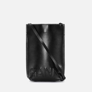 Ganni Banner Small Leather Cross Body Bag