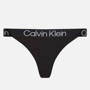 Calvin Klein Women's Modern Structure Thong - Black - XS