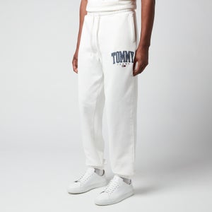Tommy Jeans Men's Collegiate Relaxed Fit Sweatpants - Ivory Silk