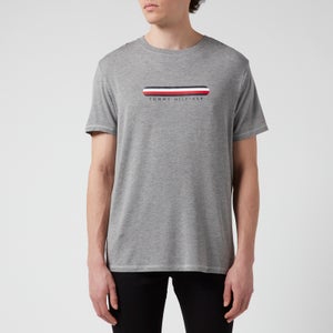 Tommy Hilfiger Men's Centre Logo Crewneck T-Shirt - Medium Grey Heather
