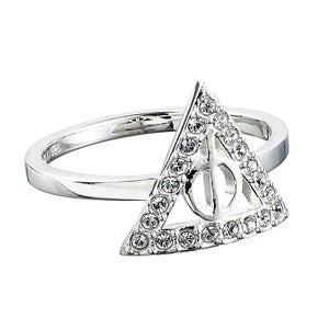 Harry Potter Deathly Hallows Ring - Sterling Silver - Small
