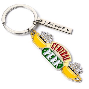 Friends the TV Series Central Perk Keyring - Silver