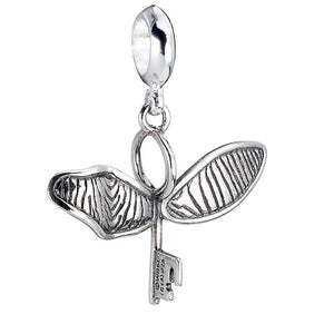 Harry Potter Flying Key with Broken Wing Slider Charm - Sterling Silver