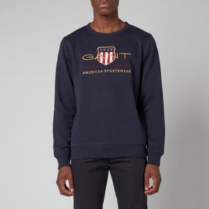 GANT Men's Archive Shield Sweatshirt - Evening Blue
