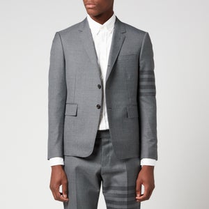 Thom Browne Men's Four-Bar Twill Sports Jacket - Medium Grey