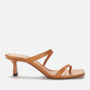 Neous Women's Melissa Leather Heeled Mules - Camel