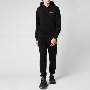 EA7 Men's Identity Hoodie - Black