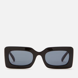 Le Specs Women's Oh Damn! Rectangular Sunglasses - Black