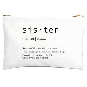 Sister Definition Zipped Pouch