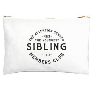 The Youngest Sibling The Attention Seeker Zipped Pouch