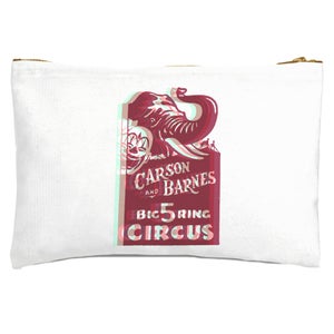 Carson And Barnes Big Five Ring Circus Zipped Pouch