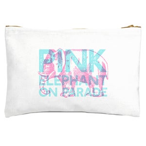 Pink Elephant Zipped Pouch