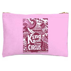 King Bros Three Ring Circus Zipped Pouch