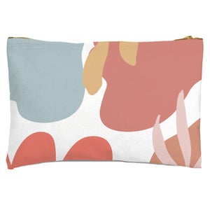 Abstract Clouds And Leaves Zipped Pouch