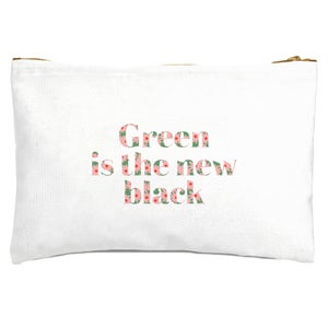 Green Is The New Black Zipped Pouch
