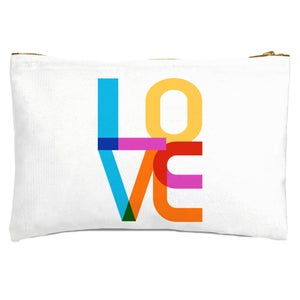 Colourful Love Zipped Pouch