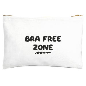 Bra Free Zone Zipped Pouch