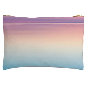 Sunset Blue And Pink Zipped Pouch