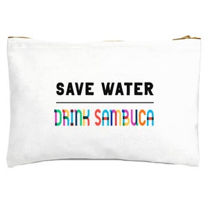 Save Water, Drink Sambuca Zipped Pouch