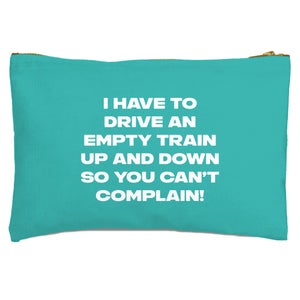 Driving Empty Trains Zipped Pouch