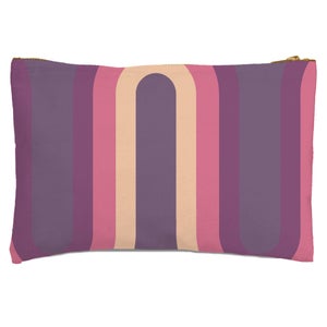 Purple Groove Zipped Pouch
