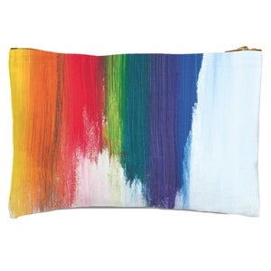 Rainbow Smudge Zipped Pouch