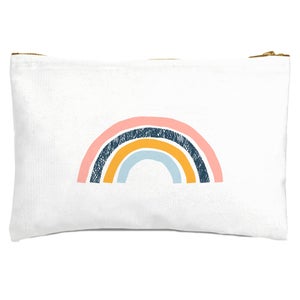 Textured Rainbow Zipped Pouch