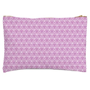 Linear Triangles Zipped Pouch
