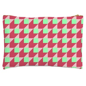 Colourful Squares Zipped Pouch