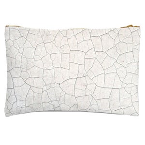 Cracked Texture Zipped Pouch