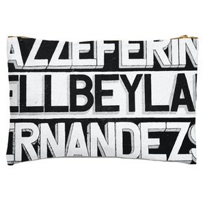 Typographic Zipped Pouch