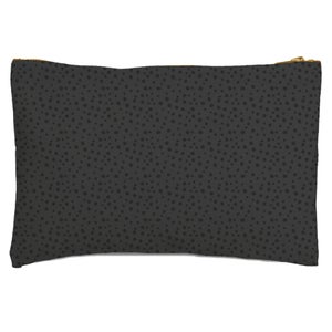 Inky Clustered Dots Zipped Pouch