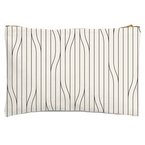 Thin Warped Lines Zipped Pouch