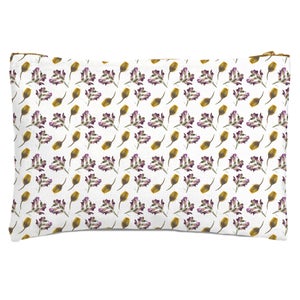Pressed Flowers Zipped Pouch