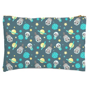 Raccoon In Space Zipped Pouch