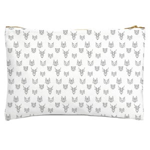 Animals Of The Day Forest Zipped Pouch