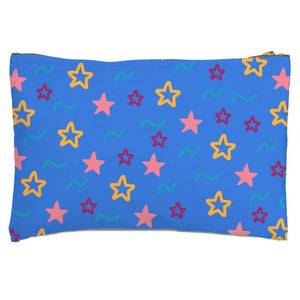 Stars And Squiggles Zipped Pouch